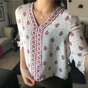 LA hearts blouse